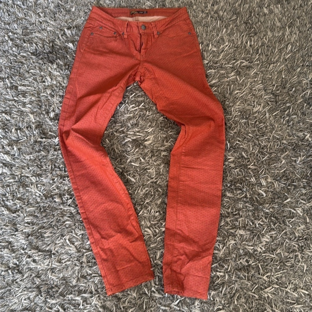 Prana orange jeans size 26